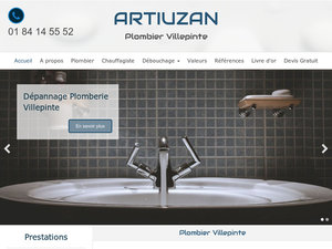 ARTIUZAN - Plombier Villepinte Villepinte, Dépannage plomberie, Dépannage chauffage