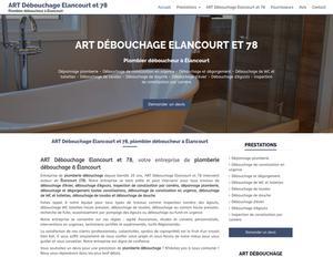 ART Débouchage Elancourt et 78 Élancourt, Dépannage plomberie, Débouchage de canalisation en urgence