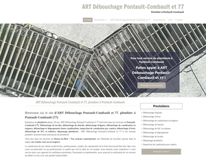 ART Débouchage Pontault-Combault et 77 Pontault-Combault, Dépannage plomberie, Débouchage d'égouts