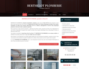 BERTHELOT PLOMBERIE Paris 18, Dépannage plomberie, Débouchage de wc et toilettes
