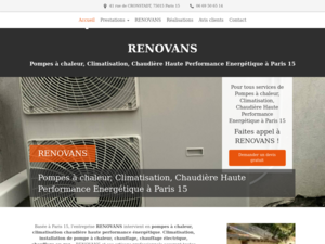 RENOVANS Paris 15, Dépannage chauffage, Dépannage climatisation