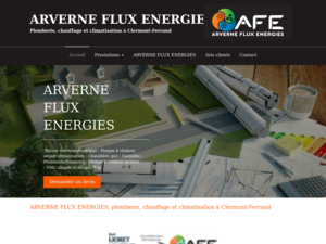 ARVERNE FLUX ENERGIES Orcet, Dépannage plomberie, Dépannage chauffage, Dépannage climatisation