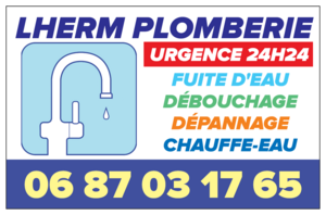 LHERM PLOMBERIE - 24H24 Lherm, Dépannage plomberie, Débouchage de canalisation en urgence