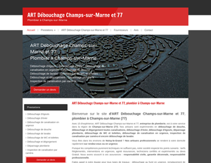 ART Débouchage Champs-sur-Marne et 77 Champs-sur-Marne, Dépannage plomberie, Débouchage d'égouts