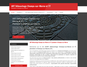 ART Débouchage Champs-sur-Marne et 77 Champs-sur-Marne, Dépannage plomberie, Dépannage plomberie, Débouchage et dégorgement toutes canalisations, Débouchage de canalisation en urgence, Débouchage de wc et toilettes, Débouchage de lavabo, Débouchage de douche, Débouchage d'évier, Débouchage d'égouts