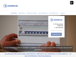 ADOMELEC RENOVATION IMMO Paris 15, Dépannage électricité