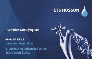 ETS HUSSON Saint-Estève, Dépannage plomberie, Débouchage de douche