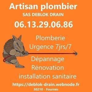 Deblok Drain Fournès, Dépannage